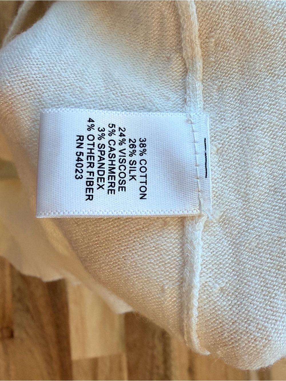 Banana Republic Cream Cap Sleeve Knit Top - Picture 3 of 4